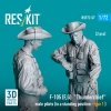 RESKIT RSF72-0057 F-105 (F, G) Thunderchief male pilots (in a standing position - type 1 ) (2 pcs) (3D Printed) (1/72)